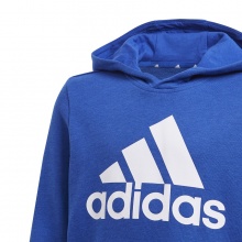 adidas Bluza z kapturem Hoodie Big Logo niebieska dla chłopców